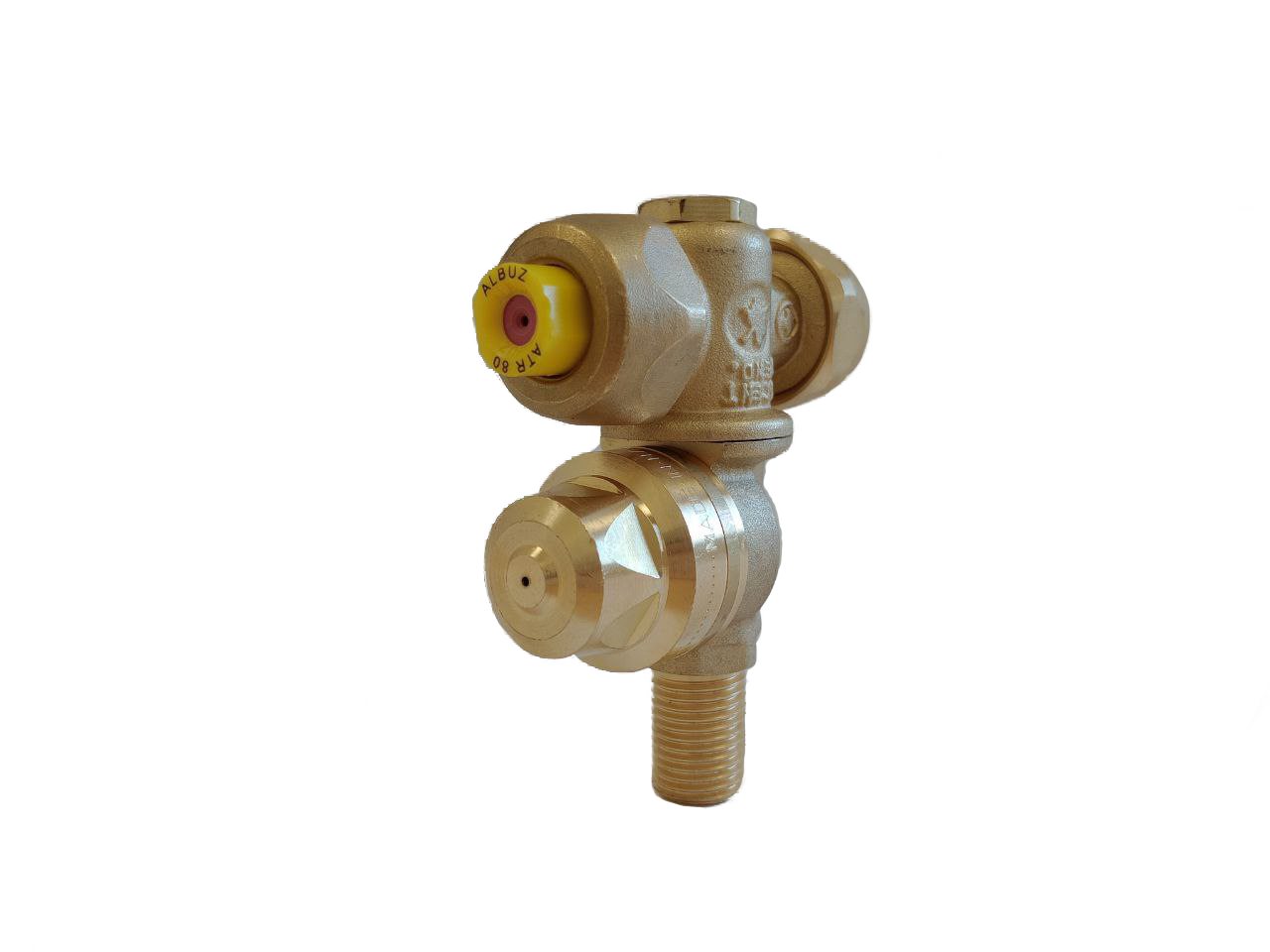 DOUBLE BRASS DRIPLESS JET WITH ANTI-DRIFT ALBUZ ATR 80 NOZZLES